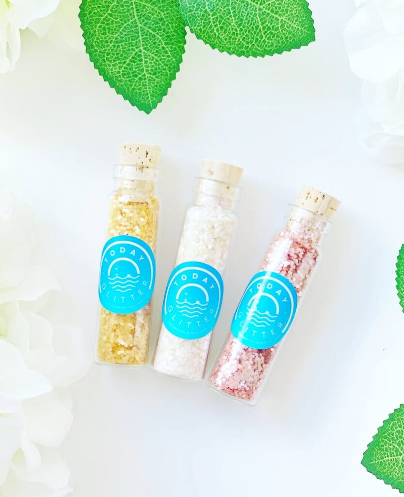 Today Glitter Organic Glitter, plastic-free glitter