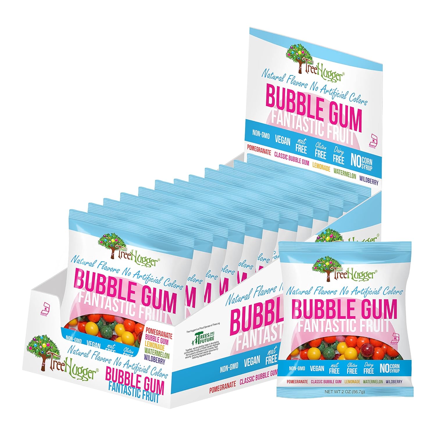 USDA certified organic chewing gum, all natural gums, The Humble Co. chewing gum