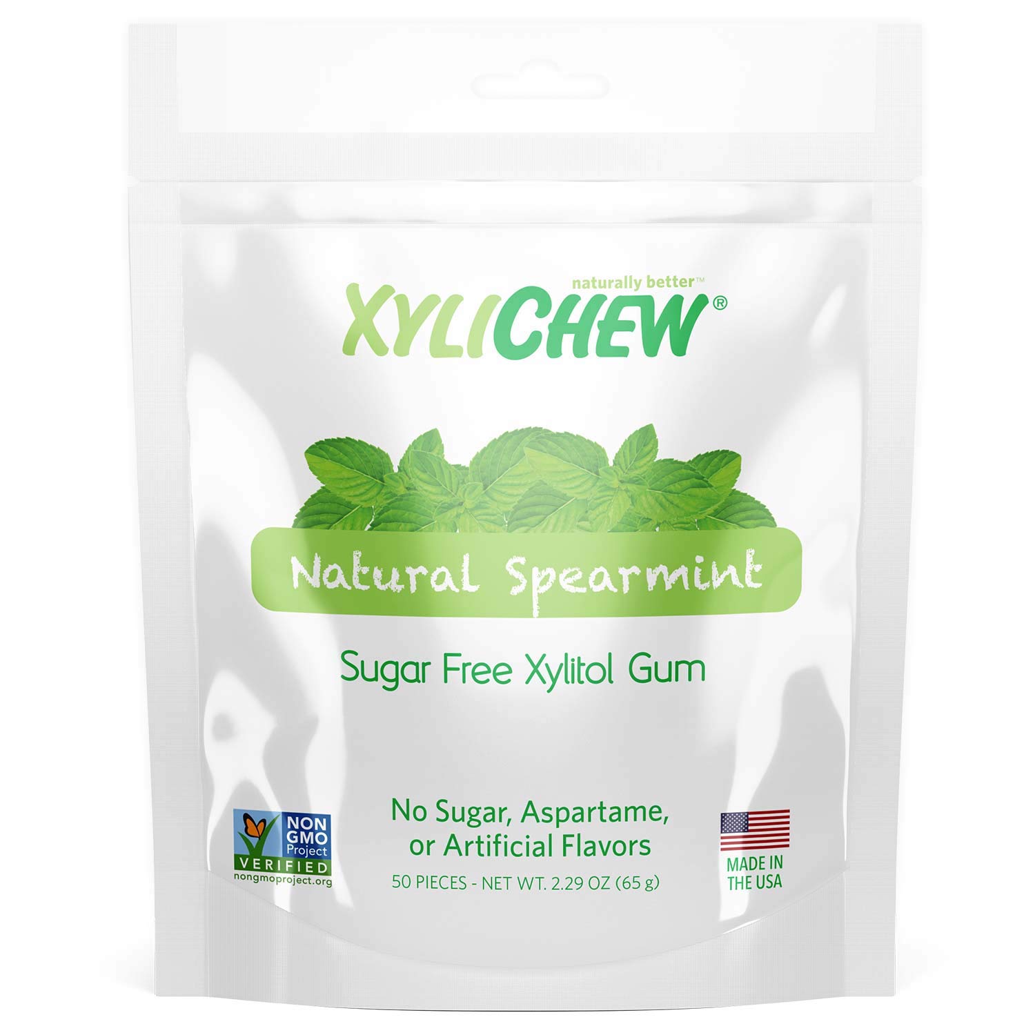 USDA certified organic chewing gum, all natural gums
