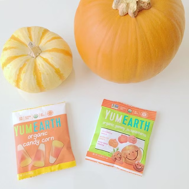 Yum Earth Organic Halloween Candies, Certified Organic Halloween candies, palm oil-free