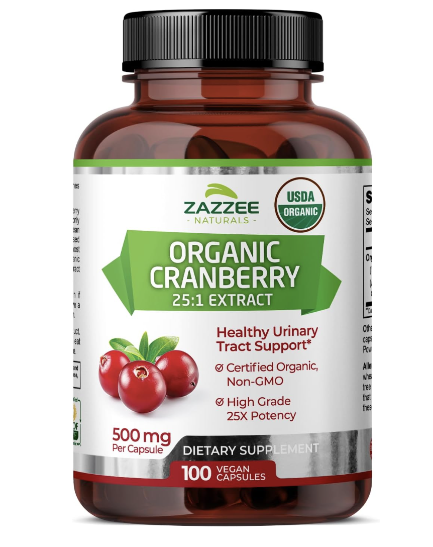 Zazzee USDA Organic Cranberry