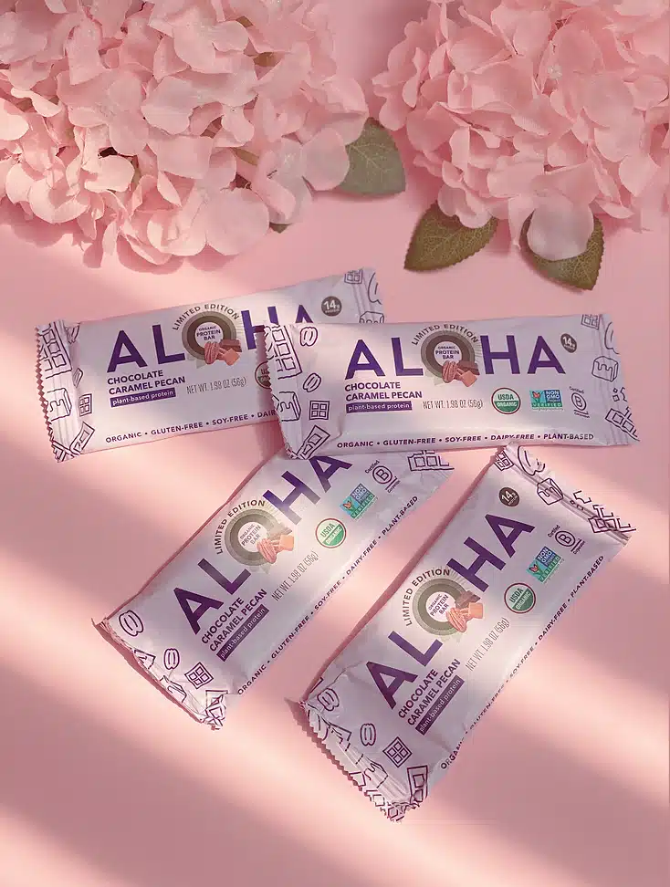aloha organic food bars caramel review and promo code