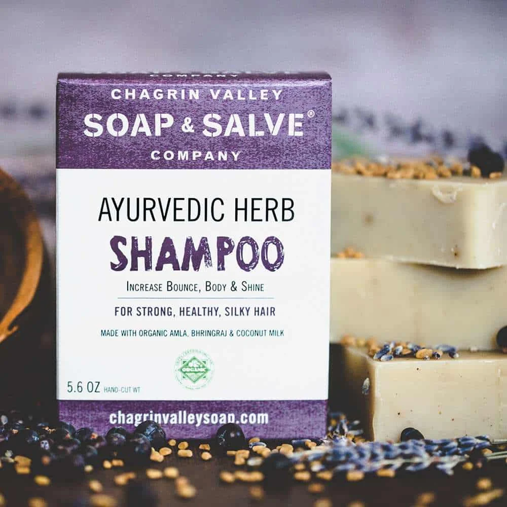 Chagrin Valley Soap & Salve Shampoo Bar, Ayurvedic Herb review