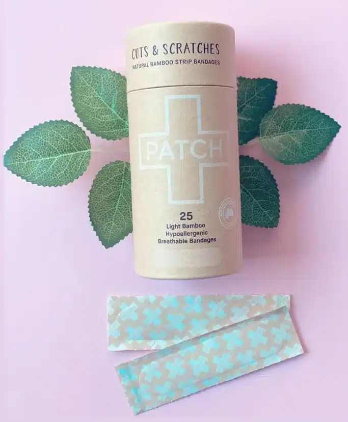 PATCH Eco-Friendly Bamboo Bandages, organic bandages, plastic-free, organic band aids