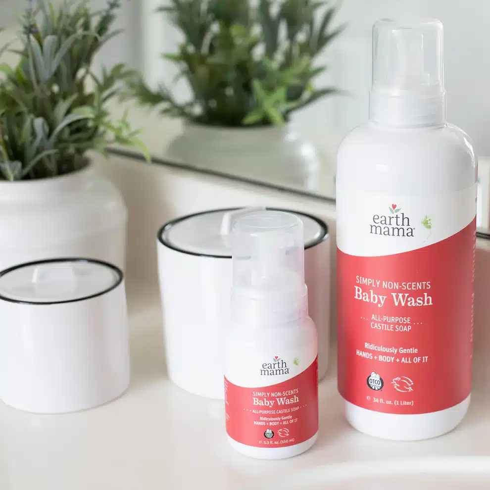earth mama Simply Non-Scents Castile Baby Wash