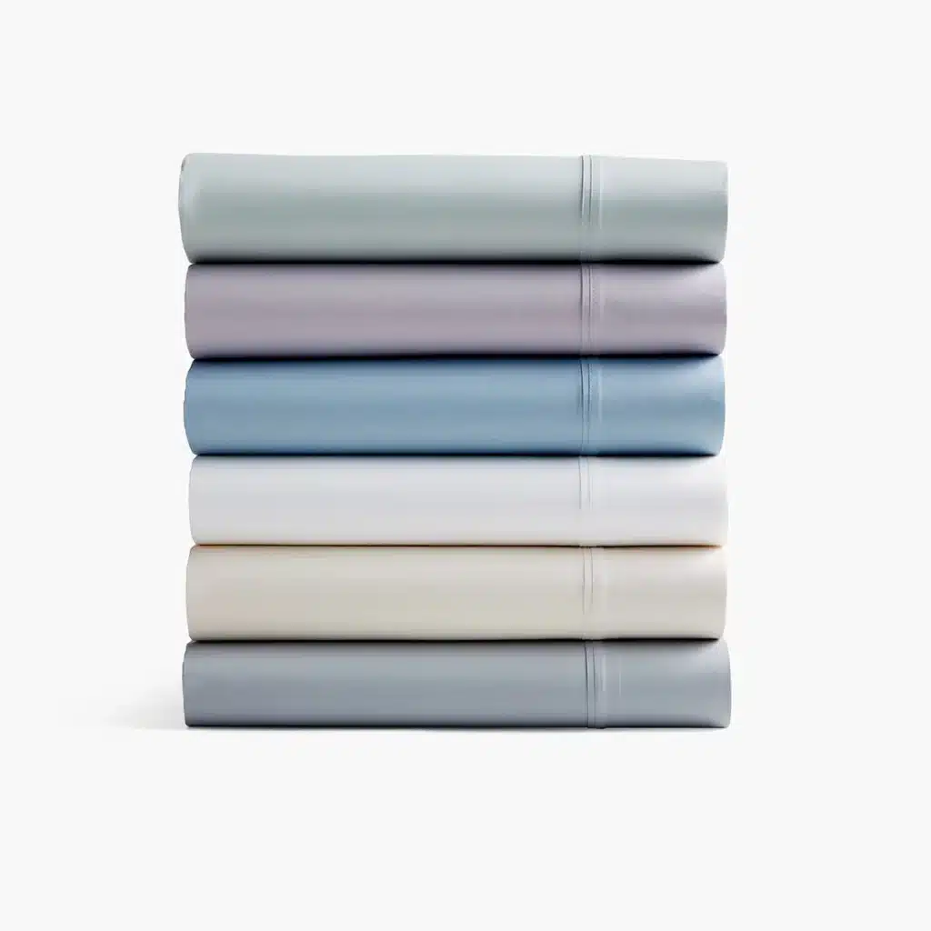 Under the Canopy GOTS Certified Organic Sateen Pink Pillowcase set