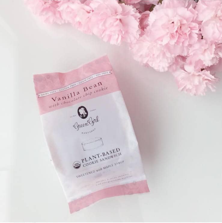 organic plant based pink ice cream