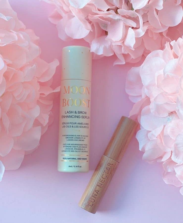 Luna Nectar certified organic lash and brow serum review and promo code