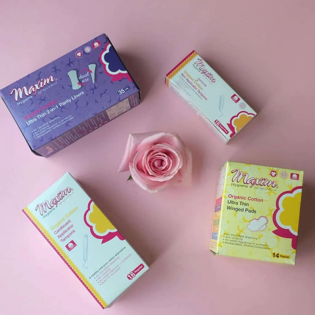 organic pads, tampons, certified organic, safe, clean, non-toxic, period, organic, menstruations, candida, yeast.