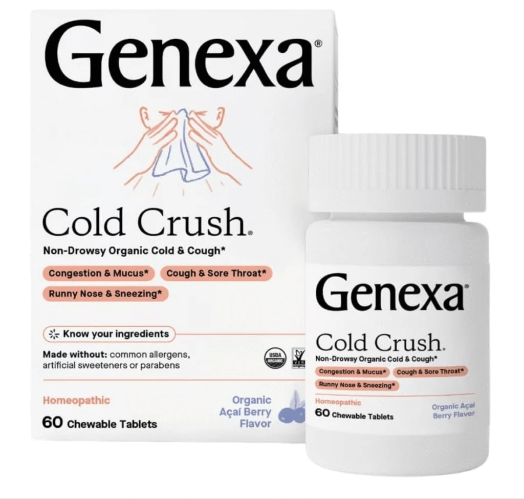 Genexa Organic Cold Crush reveiw and promo code