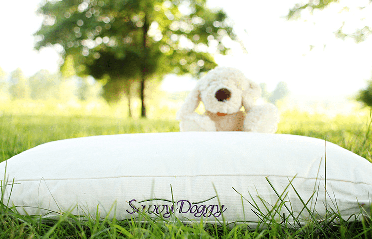 Savvy Rest GOTS certified organic pet bed pillow, dog bed