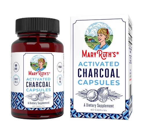 USDA certifed organic activated charcoal, Mary Ruth's activated charcoal 