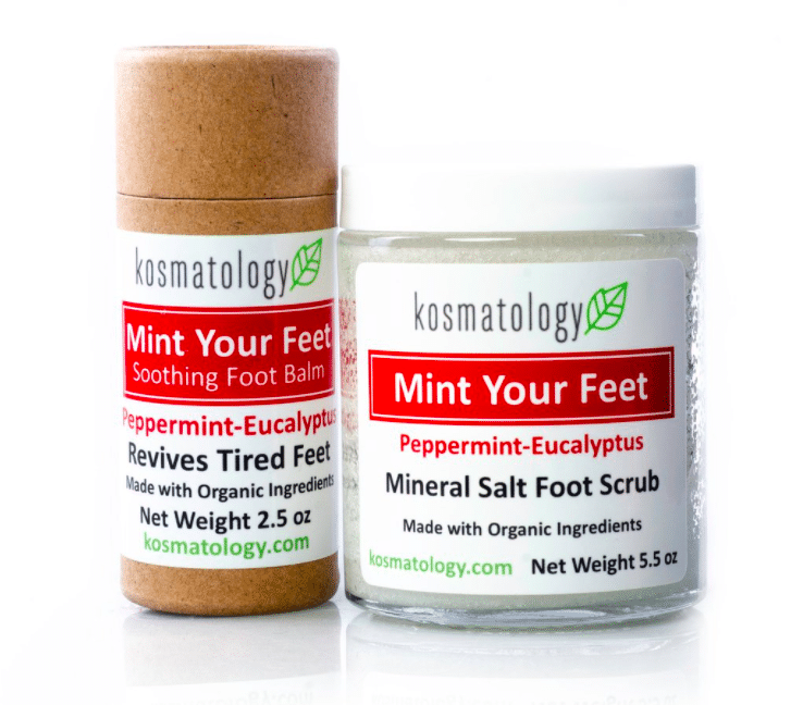 organic foot scrub and balm made safe certified