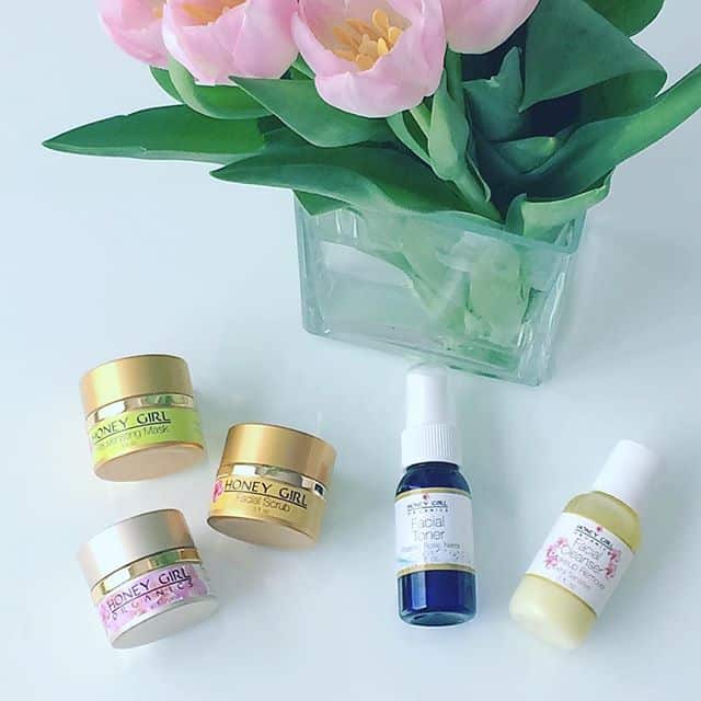 USDA Organic skin care, rose, pretty organic girl, honey girl organics, facial cleaner, body lotion, face cream