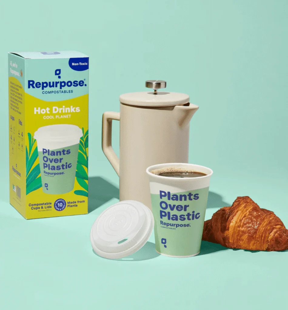 Repurpose Compostable Cup and Lid Set