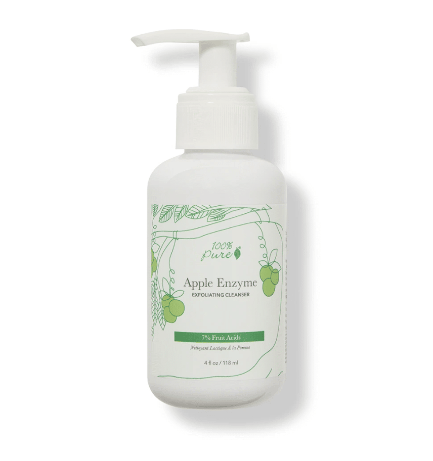 100% Pure Fruit Acids Apple Enzyme Exfoliating Cleanser promo code