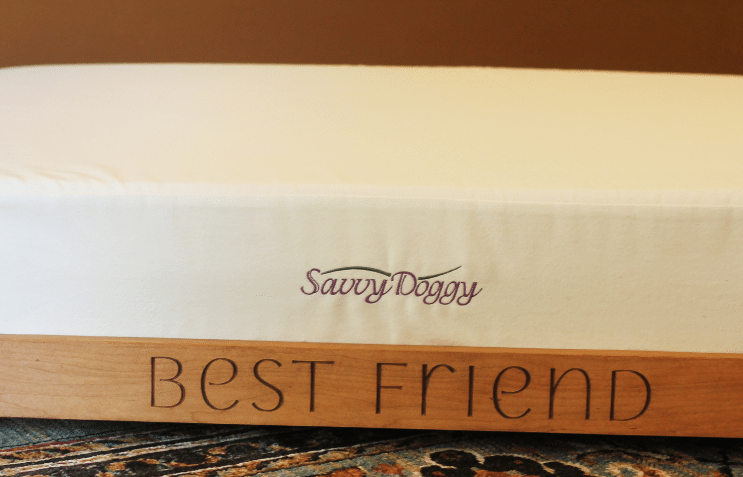 Savvy Rest GOTS certified organic pet bed pillow, organic dog bed
