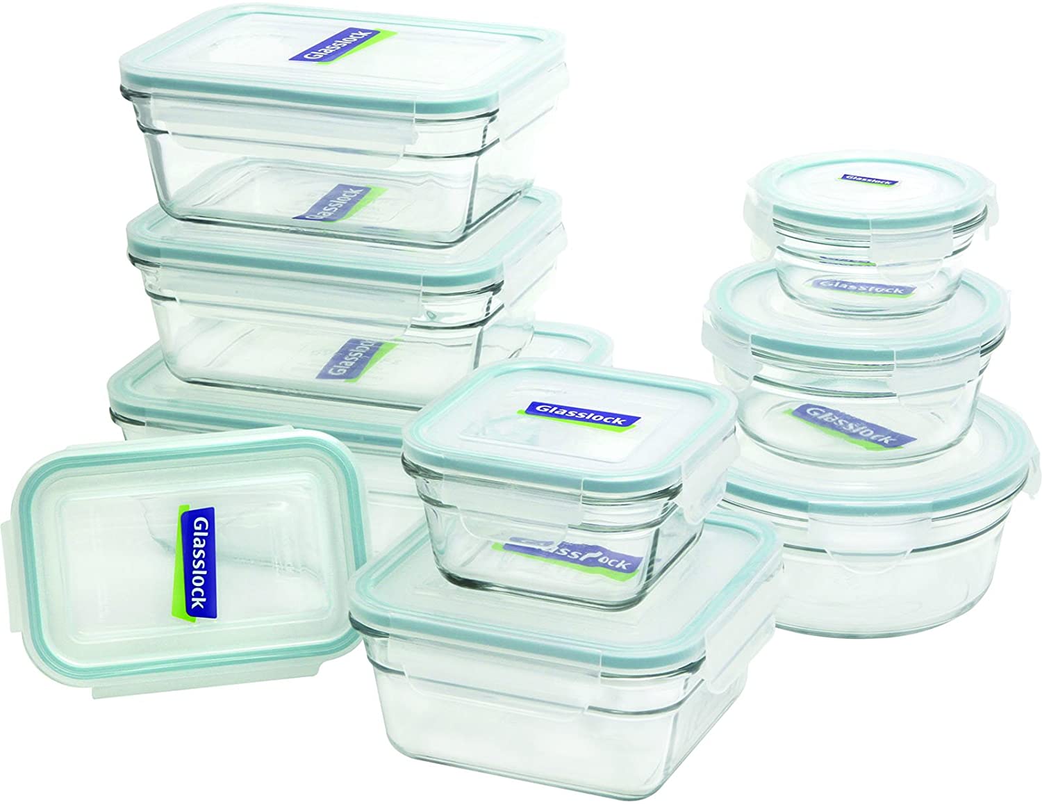 Eco-friendly food storage. Safe, non-toxic material silicone food bags and glass containers, glasslock