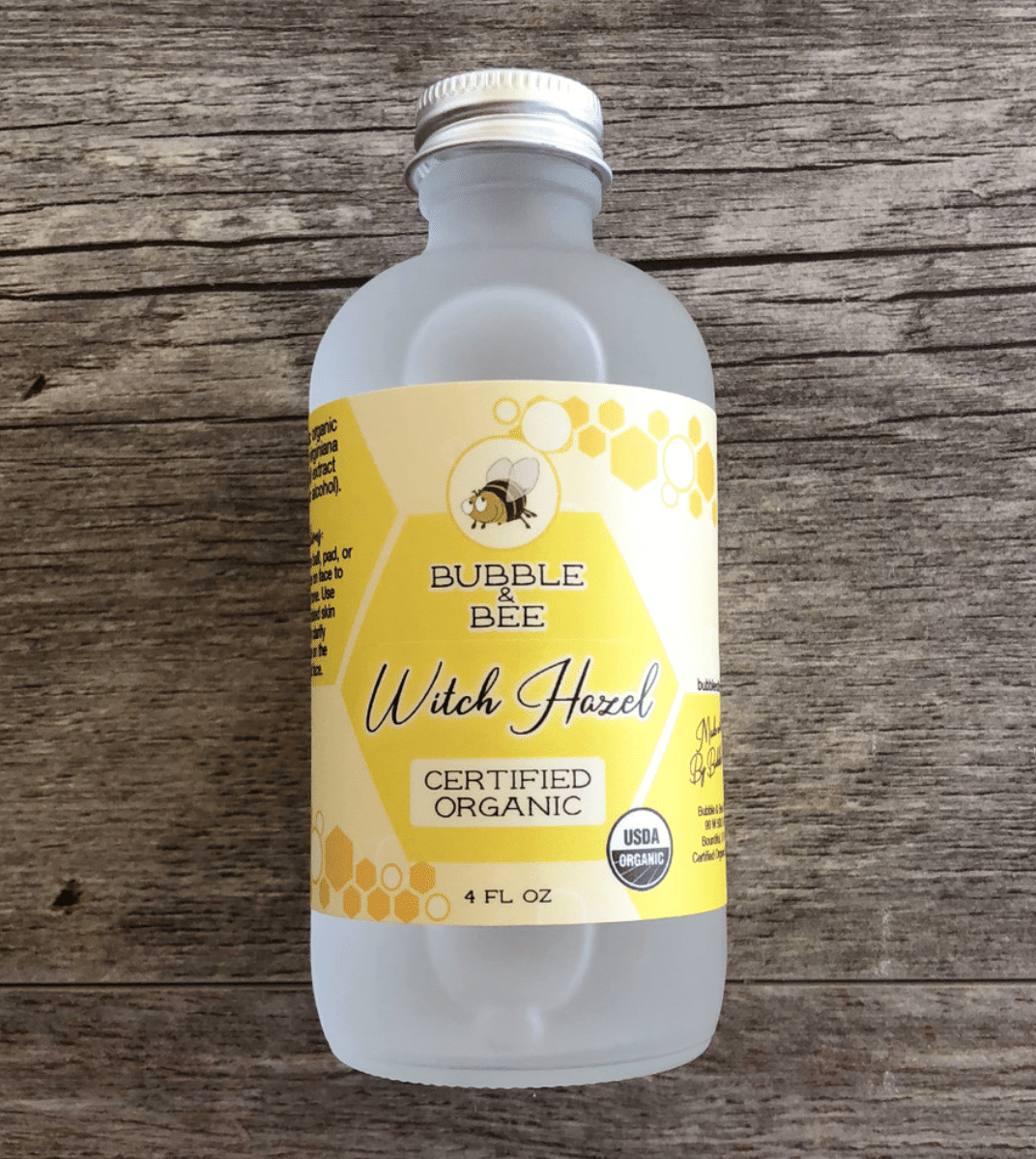 Bubble & Bee CertifiedOrganic Witch Hazel  review and promo code