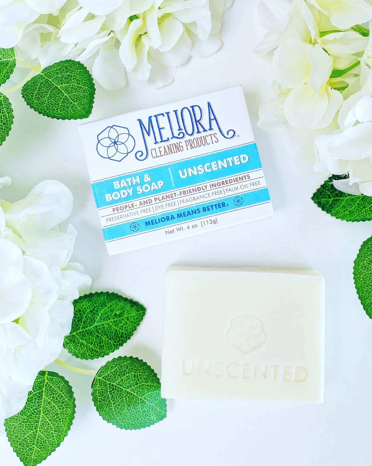 Meliora Unscented Bath and Body Soap Bars promo code and review