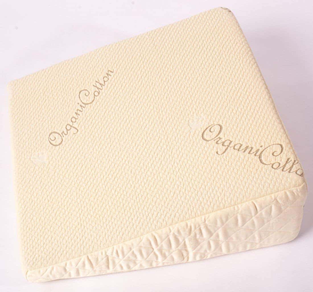 Certified organic wedge pillow  