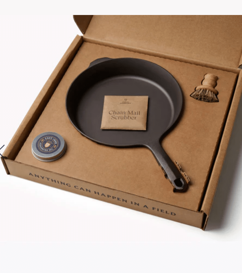 Field Company Cast Iron box, the best cast iron cookware