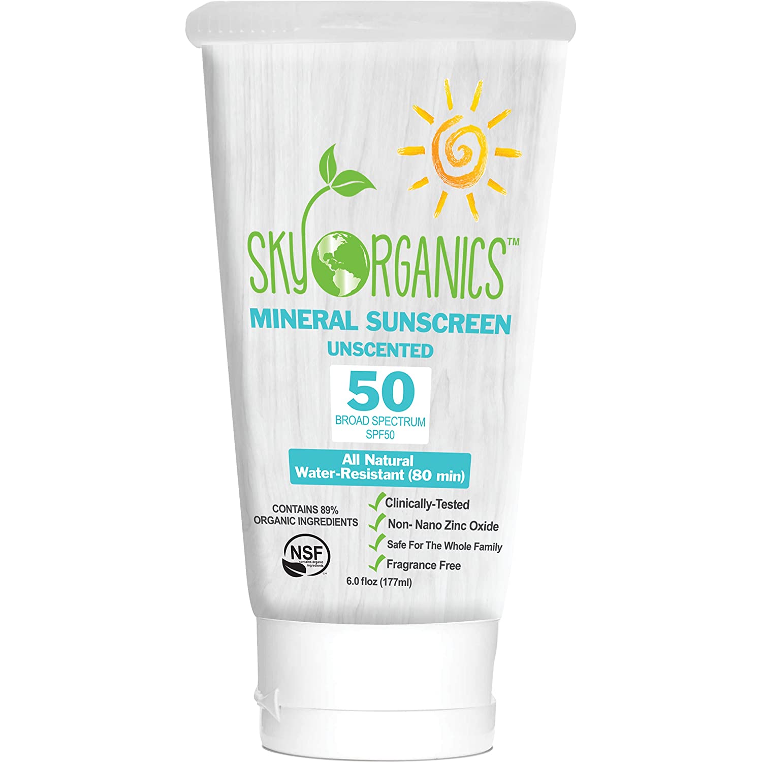 sky organic organic baby sunscreen