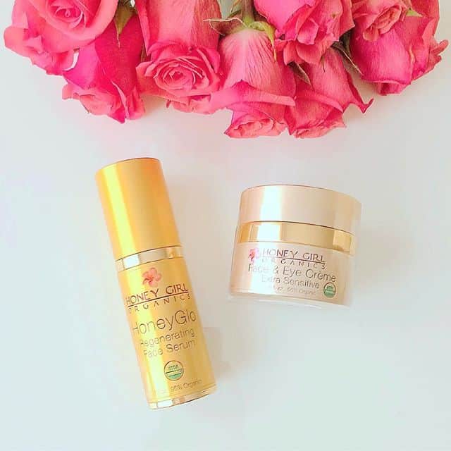 USDA Organic skin care, rose, pretty organic girl, honey girl organics, facial cleaner, body lotion, face cream