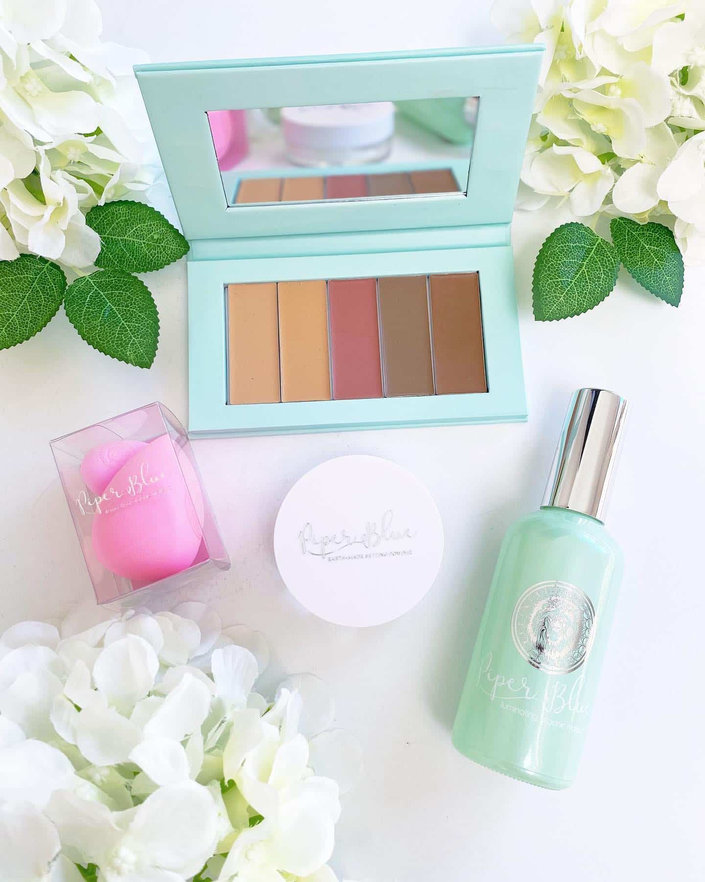 PiperBlue Organic Makeup review and promo code, free bundle, organic MUA