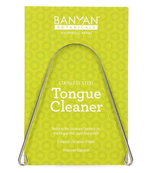 organic tongue cleaner made in the USA, stainless steel tongue cleaner made in the USA, cheap, non-toxic, safe dentist approved