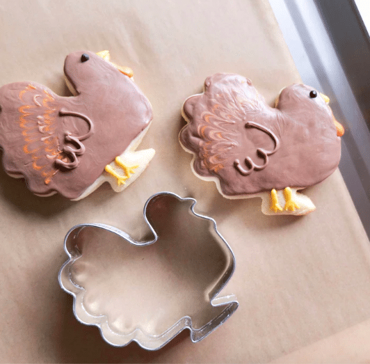 the best non-toxic stainless steel cookie cutters made in the USA, thanksgiving cookie cutters, turkey cookie cutters