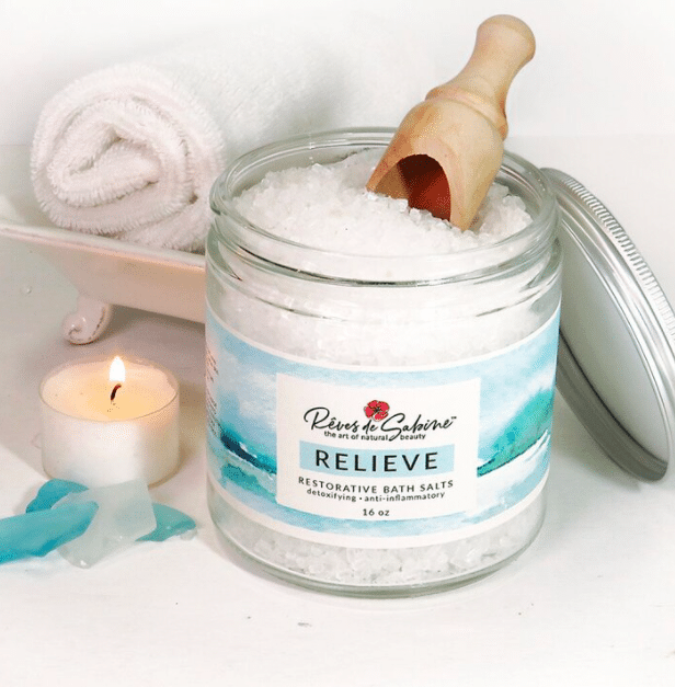 organic bath salts, reves de sabine