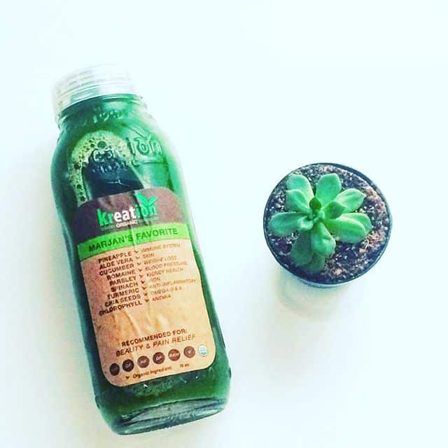 Kreation Organic Juice, Marjan's USDA Organic Juice