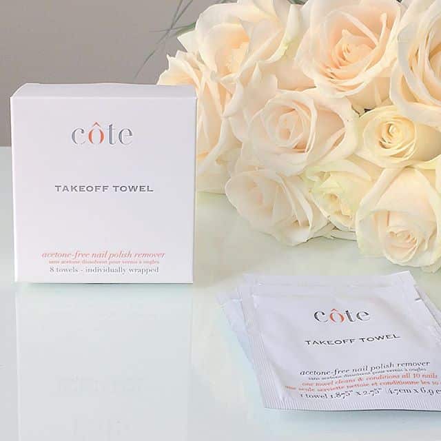 non-toxic nail polish, safe nail polich, organic nail polish, organic spa, Cote, nail polish removers, travel, towels
