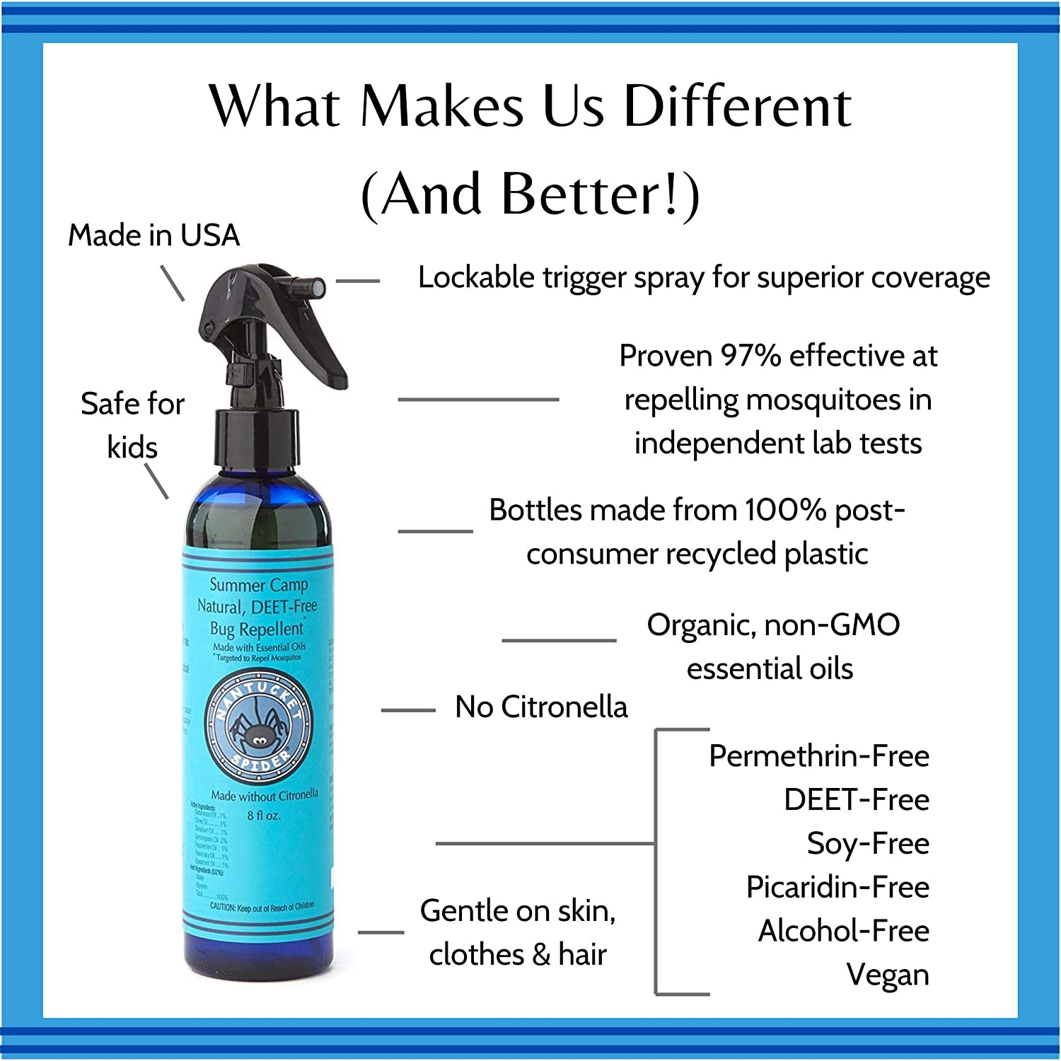 organic repellent nantucket spider natural bug spray
