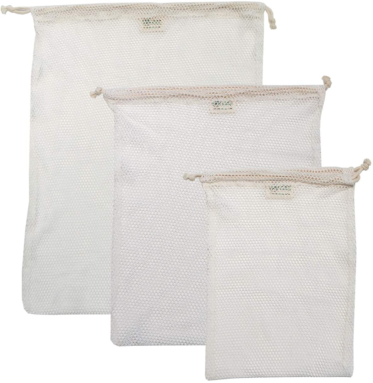 GOTS CERTIFIED ORGANIC mesh laundry bags 