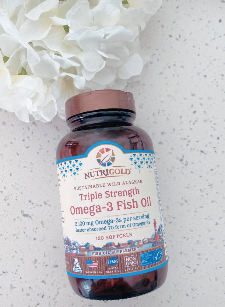 Organic fish oil, non-toxic, mercury free, nutrigold