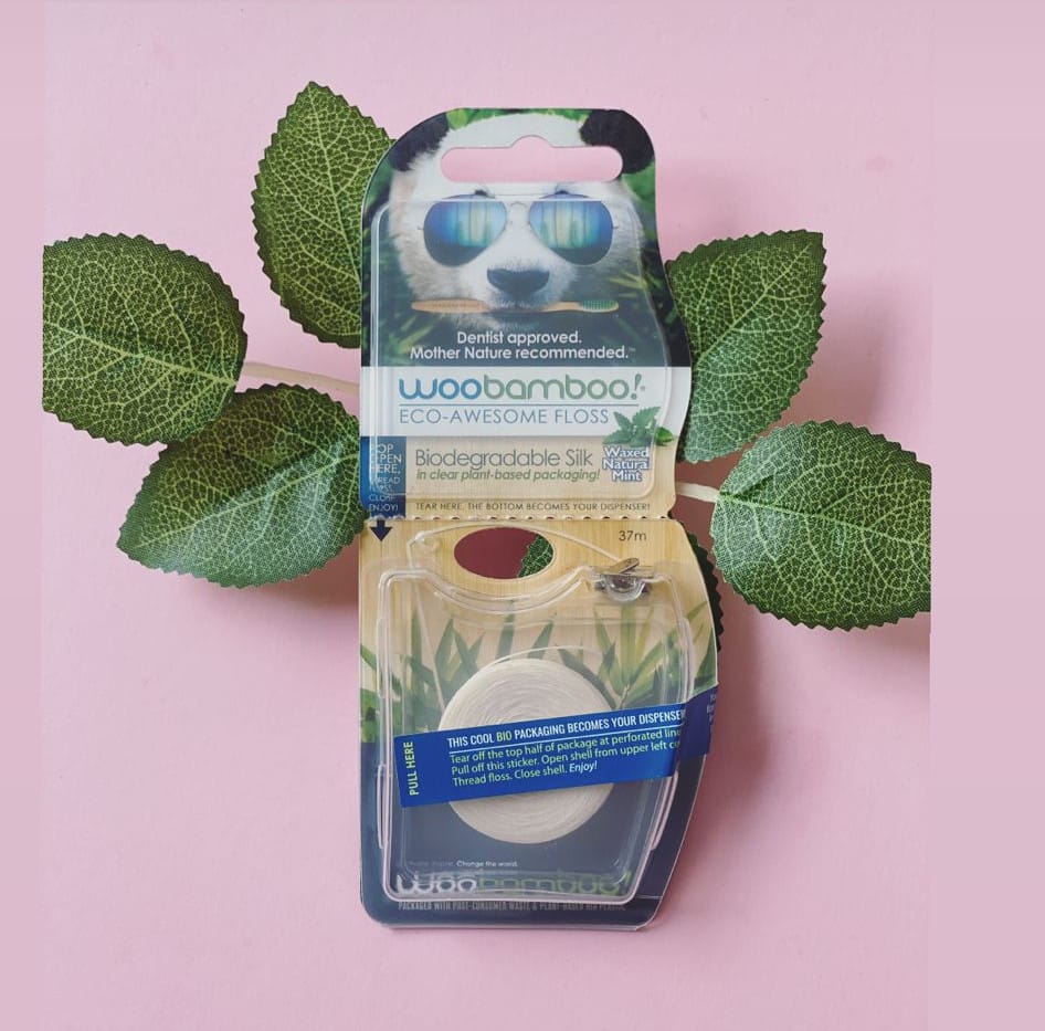 woobamboo plastic-free, polyester fibers-free, 100% biodegradable, 100% toxin-free, natural silk floss