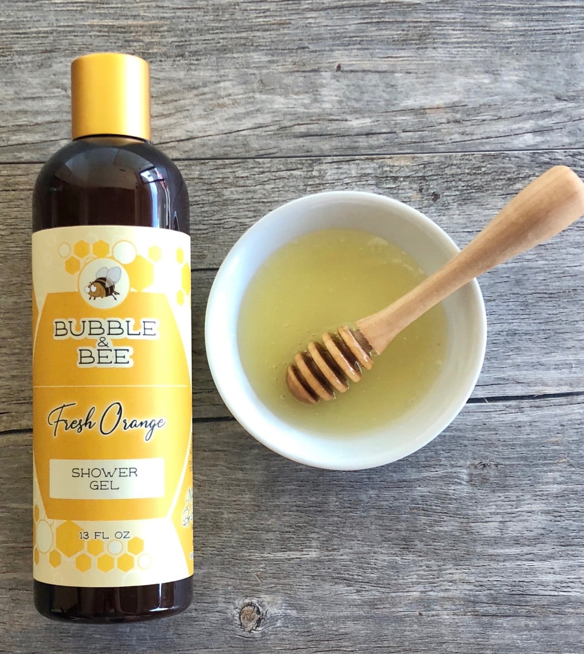 Bubble & Bee Organic Orange Shower Gel reviewa and promo code, Chlorine remover body wash
