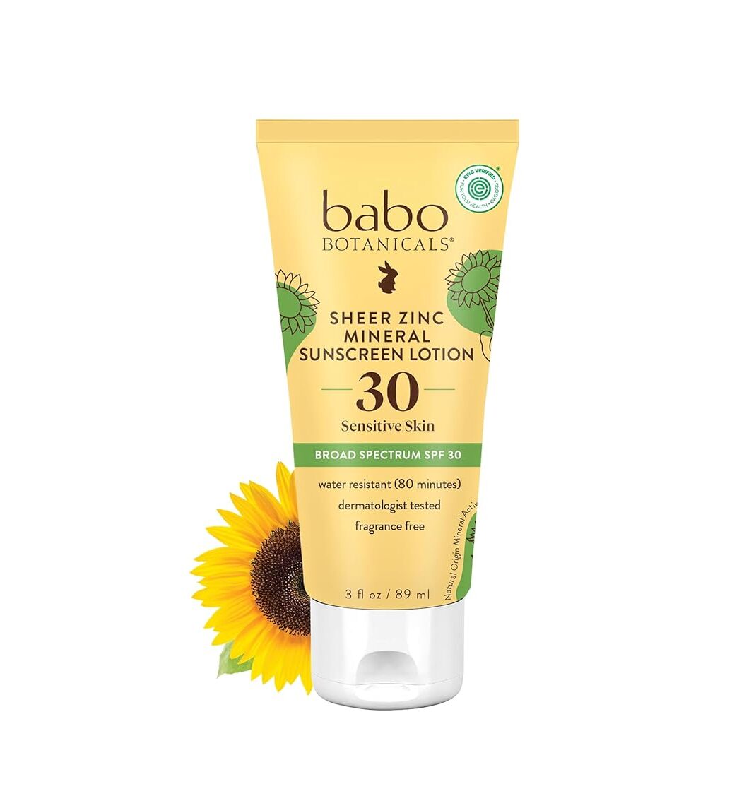 Babo Botanicals Sheer Zinc Mineral Sunscreen Lotion