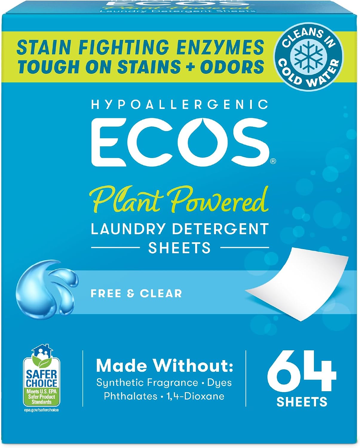 ECOS Laundry Detergent Sheets Vegan review