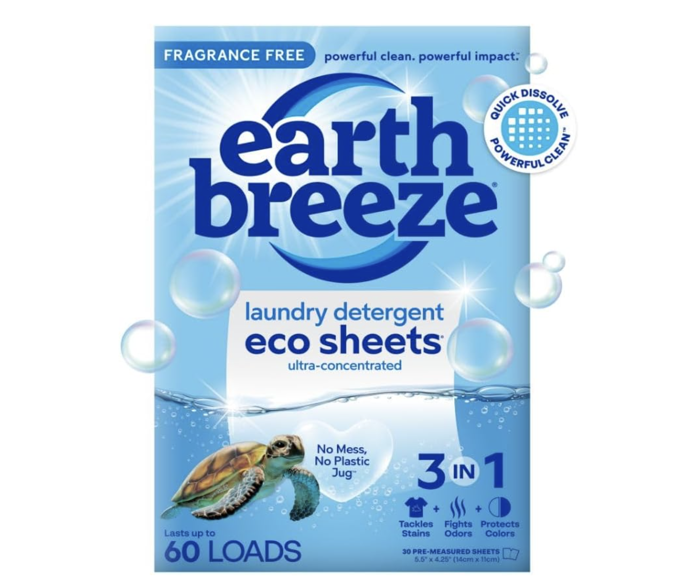 Earth Breeze Laundry Detergent review