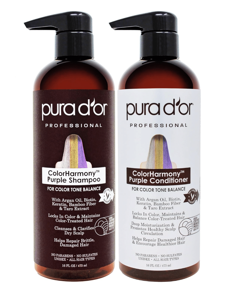 Pura Dor Purple Shampoo Conditioner review