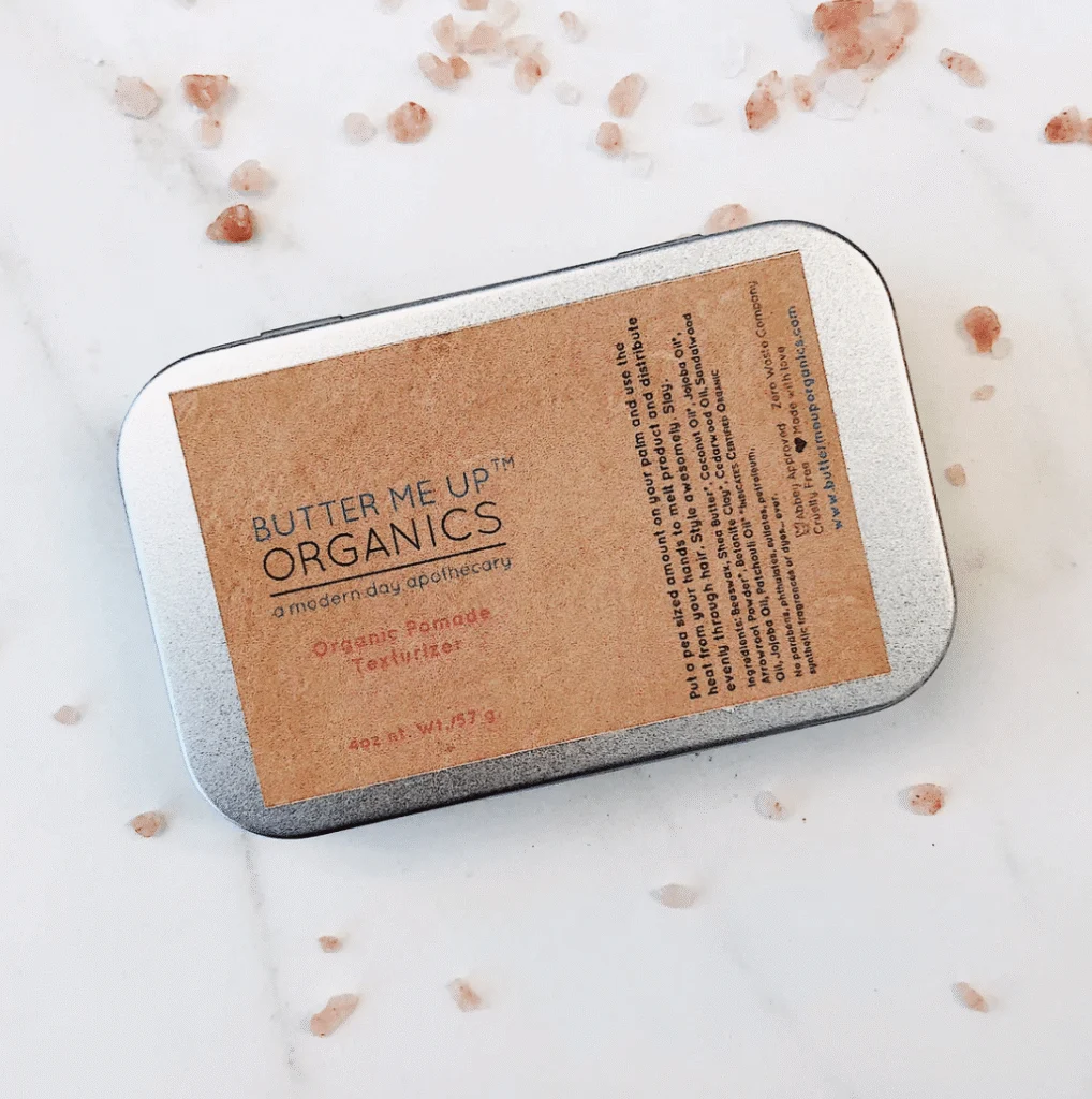 Butter Me Up Organics Pomade Hair Wax Styling Gel