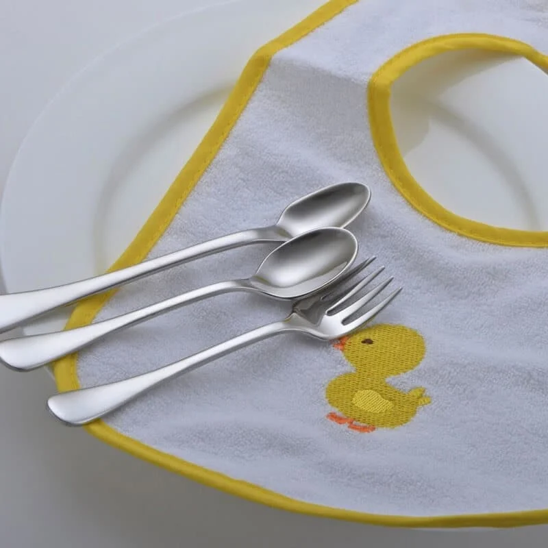 The best baby flatware made in the USA, safe non-toxic