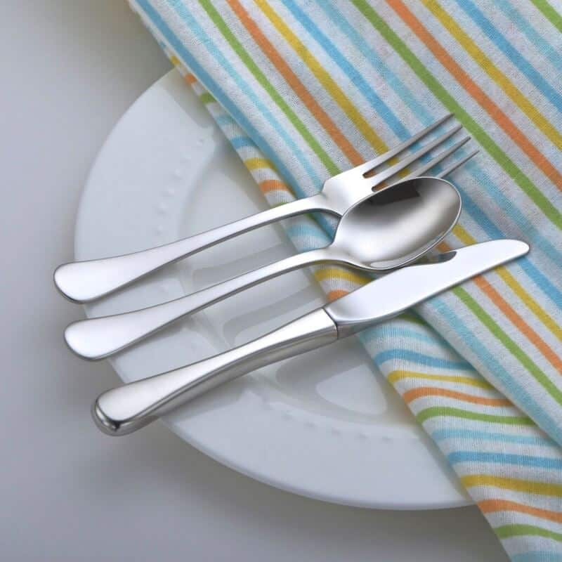 The best baby flatware made in the USA, safe non-toxic