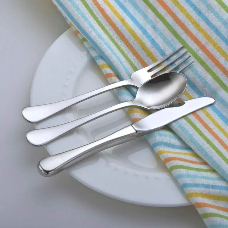The best baby flatware made in the USA, safe non-toxic