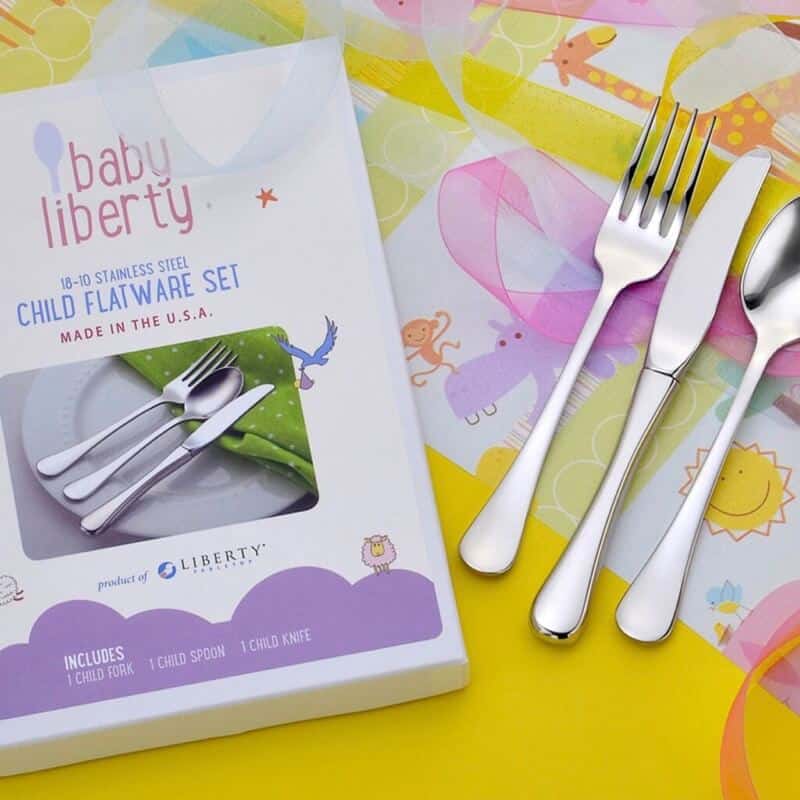 The best baby flatware made in the USA, safe non-toxic