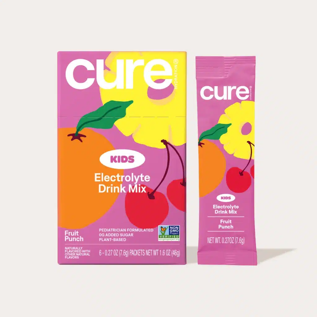 Cure Kids Hydrating Electrolyte Mix Cure hydration electrolytes. USDA Certified Organic electrolytes