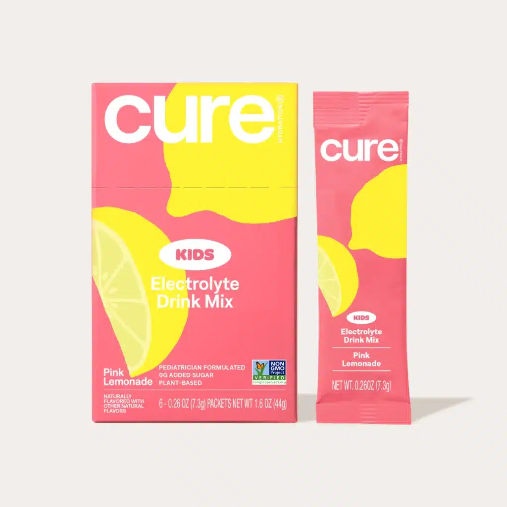 Cure Kids Hydrating Electrolyte Mix Cure hydration electrolytes. USDA Certified Organic electrolytes